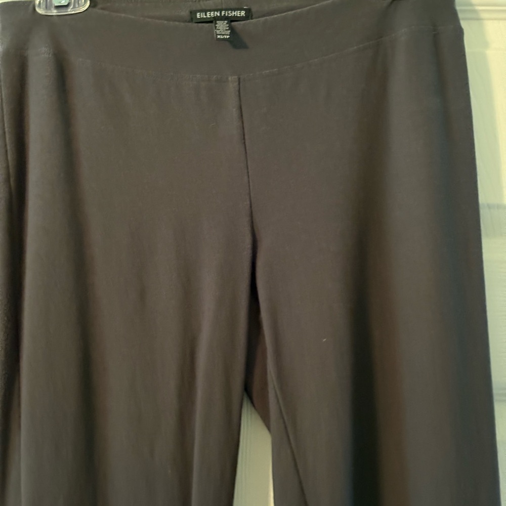 Eileen Fisher olive straight Leg Pants